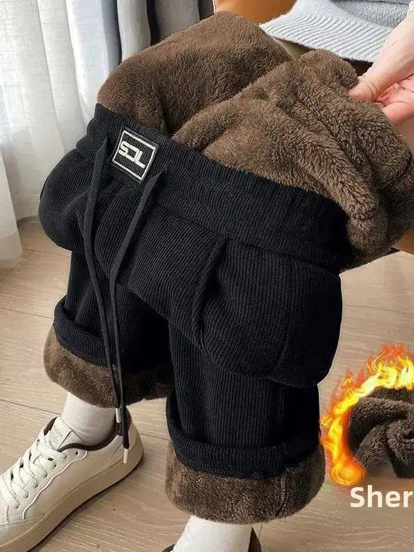 Утепленные брюки из вельвета с широкими штанинами, повседневные, с низкой посадкой, из ПВХ-материала, для среднего возраста
Утепленные брюки из вельвета с широкими штанинами, повседневные, с низкой посадкой, из ПВХ-материала, для среднего возраста