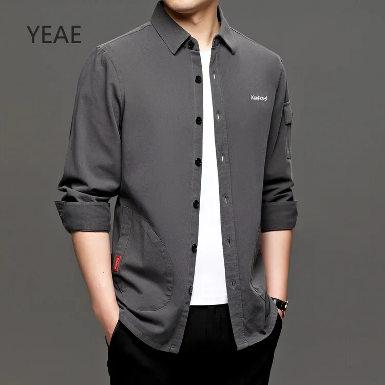 YEAE Spring and Autumn 2025 New Casual Simple Light Letter Embroidery Side Pocket Men's Jacket Designer Clothes Breaker Coat
YEAE Spring and Autumn 2025 New Casual Simple Light Letter Embroidery Side Pocket Men's Jacket Designer Clothes Breaker Coat