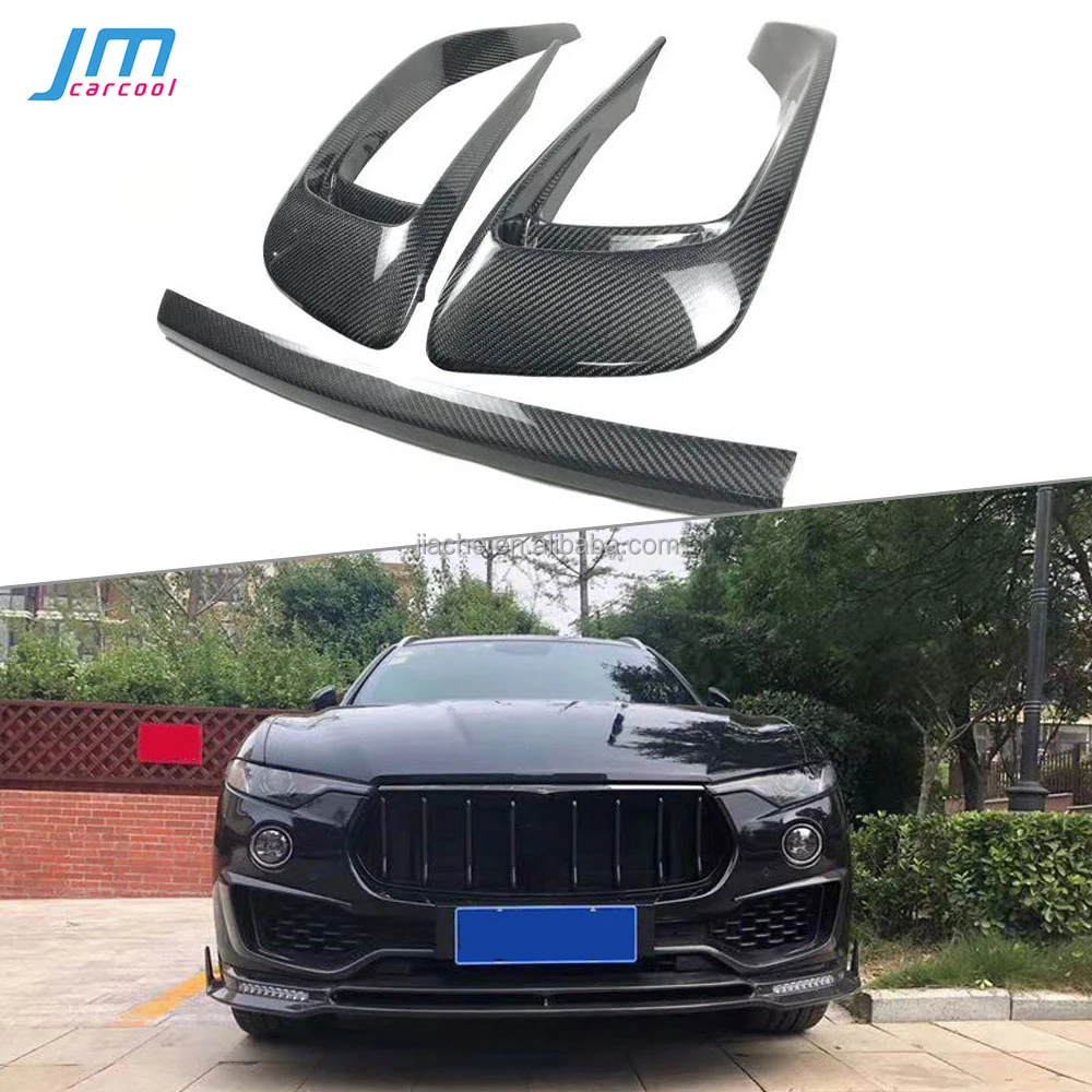 Dry Carbon Fiber Front Foglight Splitters Eyebrows Covers Trim Frame For Maserati Levante 2016 - 2019 Front Middle Lip
Dry Carbon Fiber Front Foglight Splitters Eyebrows Covers Trim Frame For Maserati Levante 2016 - 2019 Front Middle Lip