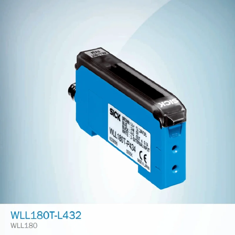 SICK Optical fiber sensor WLL180T-L432 Order No. 6039099 Optical fiber original and authentic
SICK Optical fiber sensor WLL180T-L432 Order No. 6039099 Optical fiber original and authentic