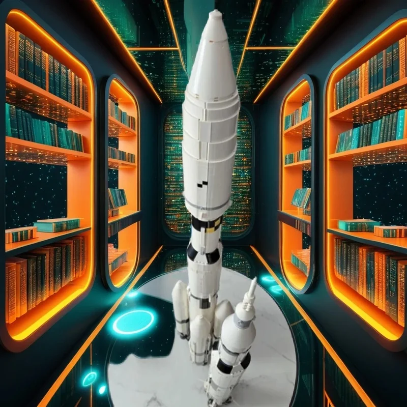 5369PCS MOC Space Exploration Saturn V Mlv 25L Three Stage Model Collectible Display DIY Creative Building Blocks Gift Blocks
5369PCS MOC Space Exploration Saturn V Mlv 25L Three Stage Model Collectible Display DIY Creative Building Blocks Gift Blocks