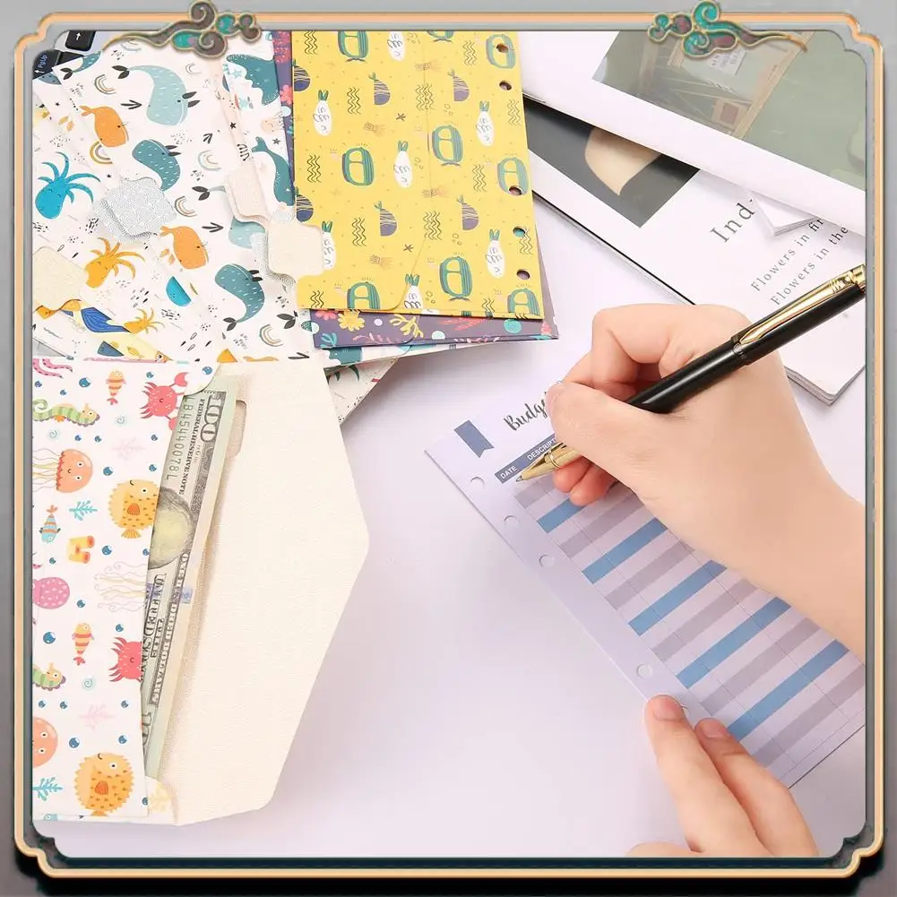 Durable 12 Patterns Budget Envelopes For A6 Binder Pockets Cash Envelope System,Budget Planner,Money Cash Envelope Wallet
Durable 12 Patterns Budget Envelopes For A6 Binder Pockets Cash Envelope System,Budget Planner,Money Cash Envelope Wallet