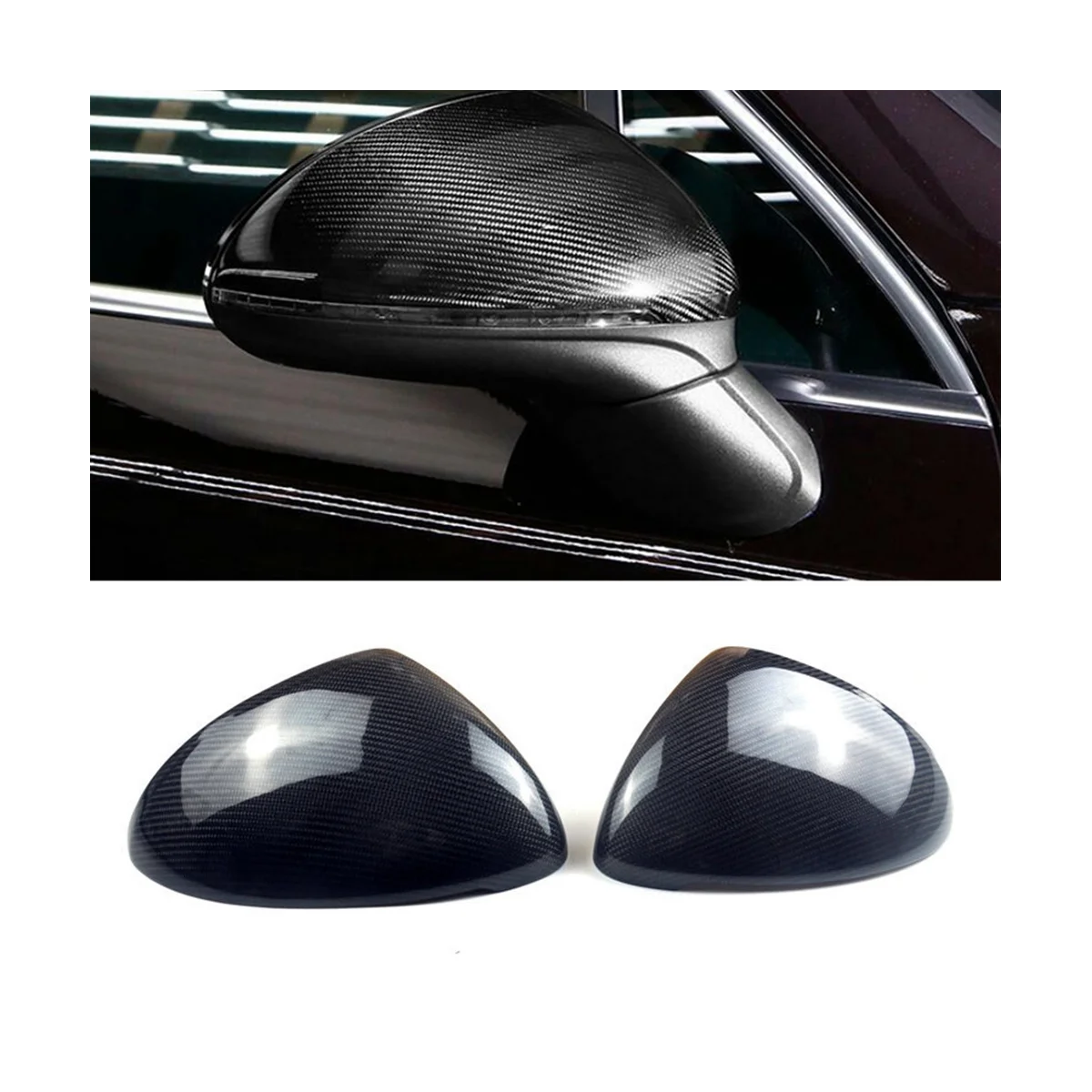 Real Carbon Fiber Car Side Rearview Mirror Cover for 2015-2017 Rear View Case Shell
Real Carbon Fiber Car Side Rearview Mirror Cover for 2015-2017 Rear View Case Shell