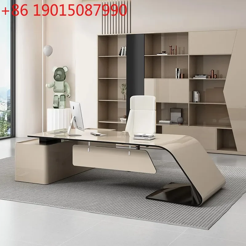 Wooden Decoration Office Desk Modern Display Aesthetic Minimalist Office Desk Standing Design Meuble Bureau Furniture
Wooden Decoration Office Desk Modern Display Aesthetic Minimalist Office Desk Standing Design Meuble Bureau Furniture