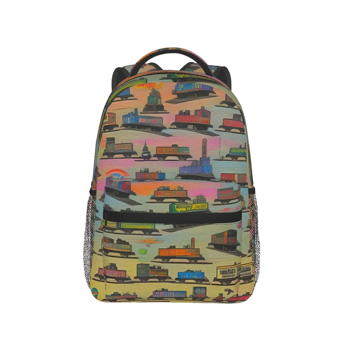 Cartoon Train Models Display Backpack Hot Sale Daypack Large Capacity Boys Girls BookBag School Bag Shoulder Bags for Men Women
Cartoon Train Models Display Backpack Hot Sale Daypack Large Capacity Boys Girls BookBag School Bag Shoulder Bags for Men Women