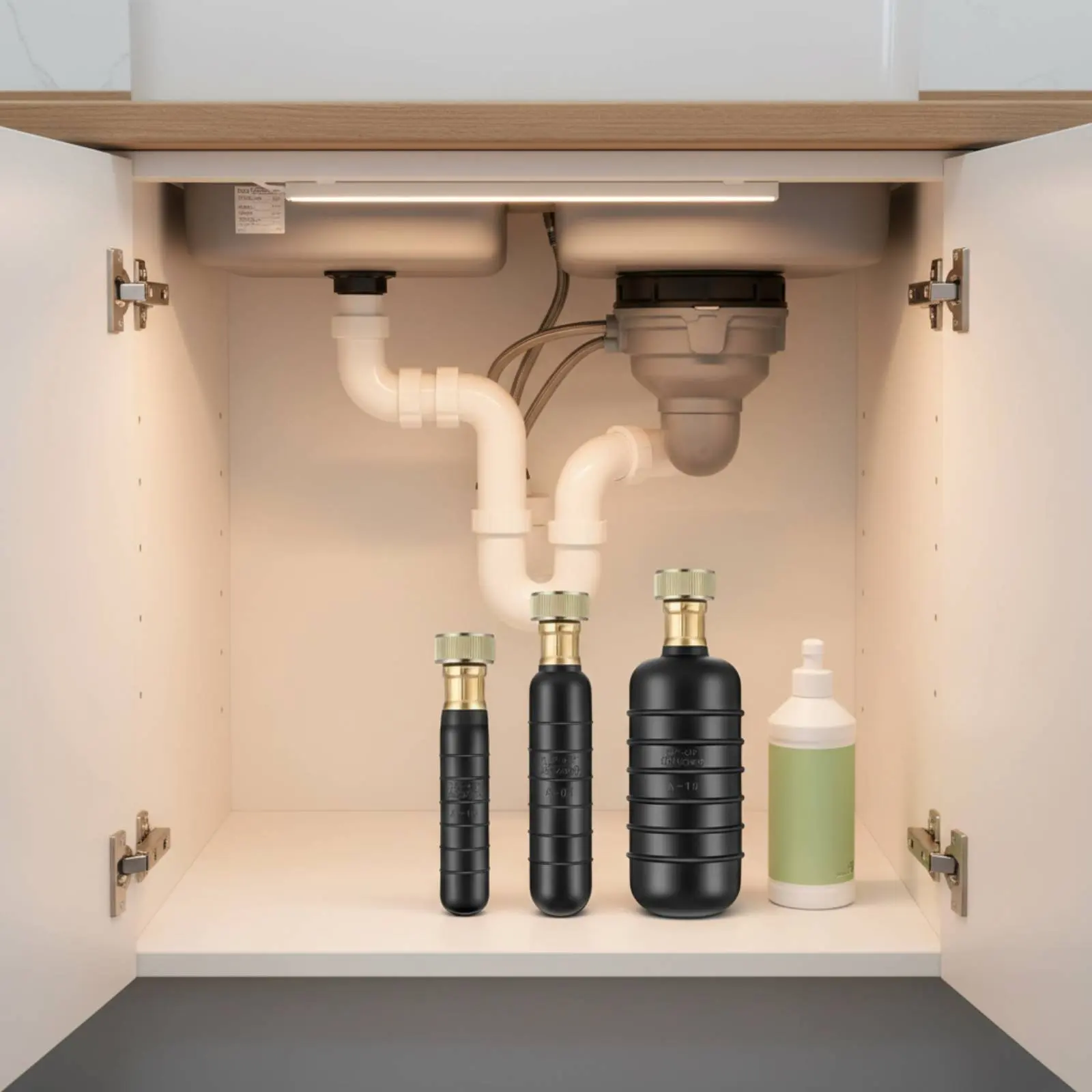 3 Pieces Drain Cleaning Bladder Kit Easy to Use Expanding Drain Flusher Plumbing Supply for Shower Drains, Bathtubs
3 Pieces Drain Cleaning Bladder Kit Easy to Use Expanding Drain Flusher Plumbing Supply for Shower Drains, Bathtubs