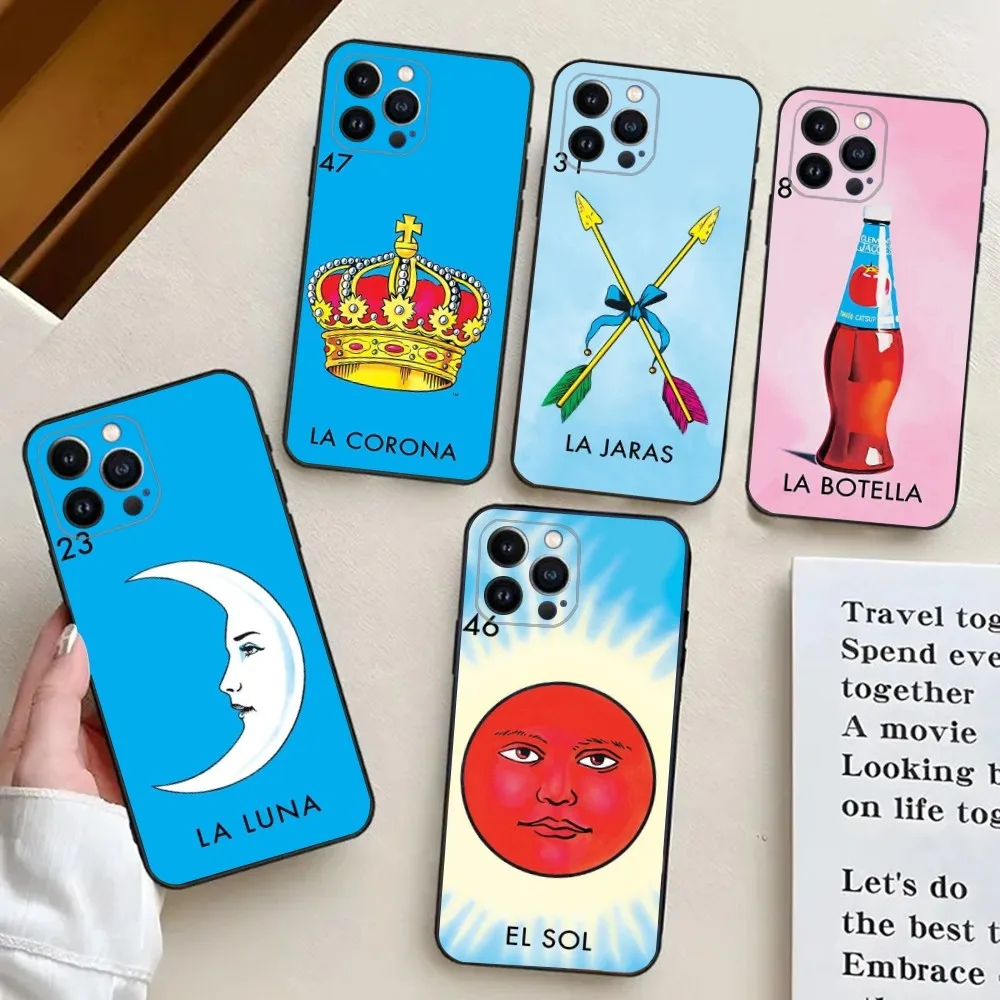 Mexican Bingo Lottery Phone Case For iPhone 15,14,13,12,11,Plus,Pro Max,XS,X,XR,SE,Mini,8,7 Soft Silicone Cover
Mexican Bingo Lottery Phone Case For iPhone 15,14,13,12,11,Plus,Pro Max,XS,X,XR,SE,Mini,8,7 Soft Silicone Cover