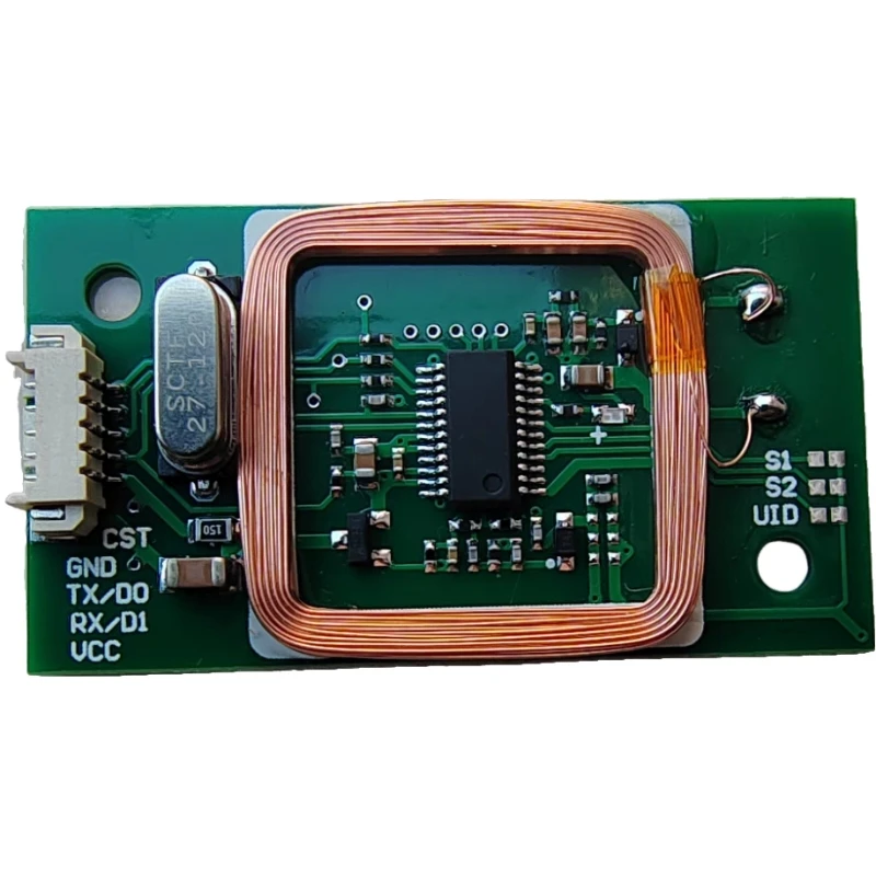 Встроенный мини-модуль считывания RFID-карт 5 В, 125 кГц, 13,56 МГц, двойная частота Wiegand TTL 
Встроенный мини-модуль считывания RFID-карт 5 В, 125 кГц, 13,56 МГц, двойная частота Wiegand TTL