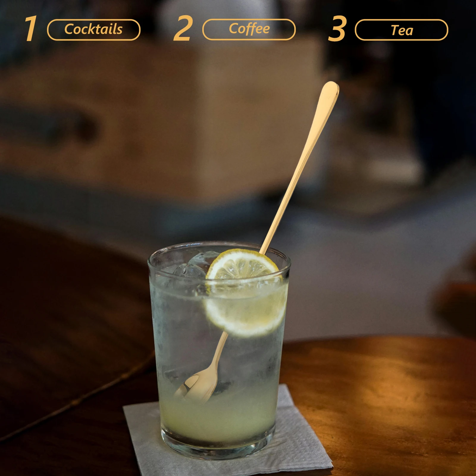 2Pcs Stainless Steel Long Handle Ice Spoon Creative Bar Stirrer Cocktail Mixing Spoon Coffee Tea Home Bar Essentials
2Pcs Stainless Steel Long Handle Ice Spoon Creative Bar Stirrer Cocktail Mixing Spoon Coffee Tea Home Bar Essentials