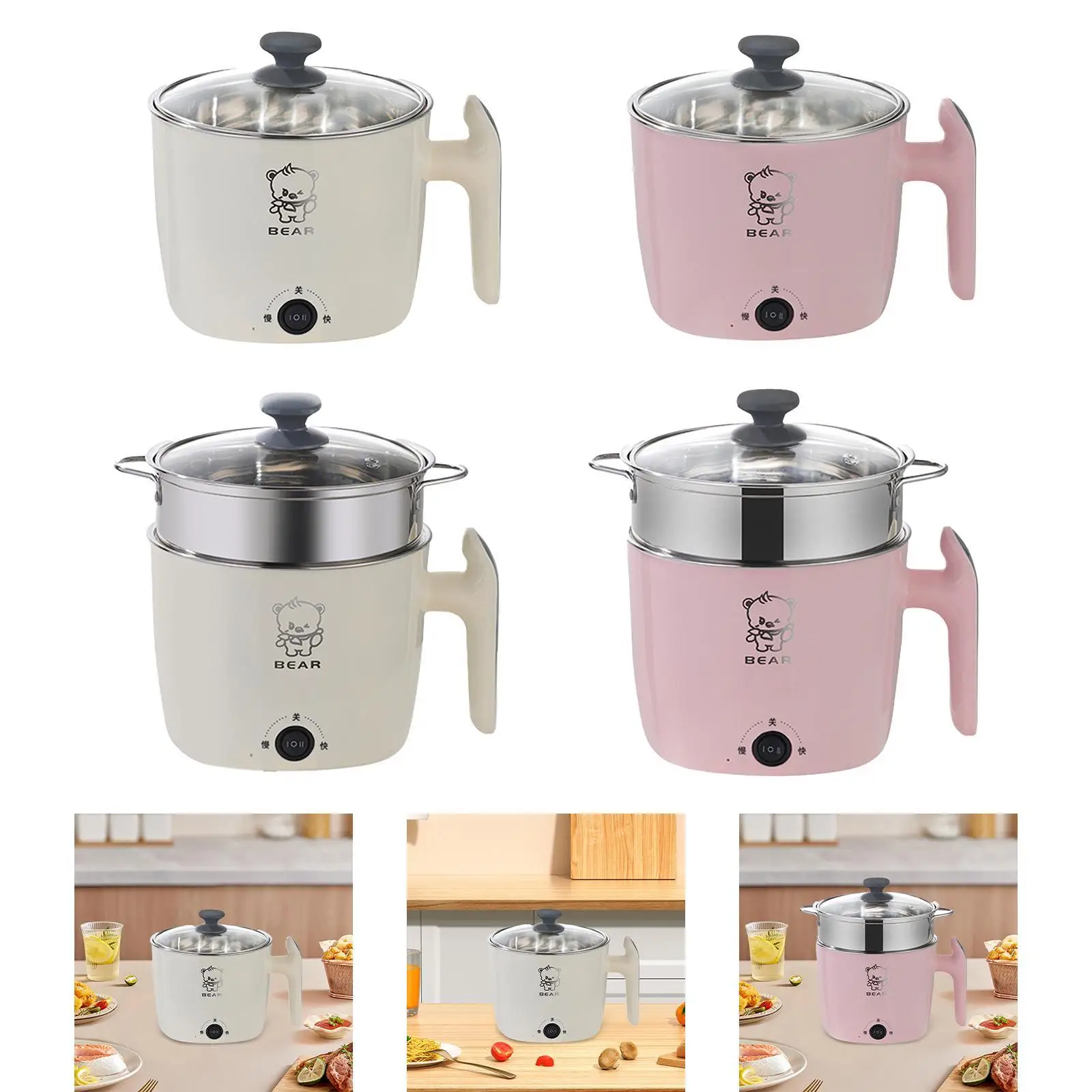 Электрическая горячая кастрюля с автоматическим отключением питания, мини-плита в общежитии для приготовления супа, овсянки
Электрическая горячая кастрюля с автоматическим отключением питания, мини-плита в общежитии для приготовления супа, овсянки