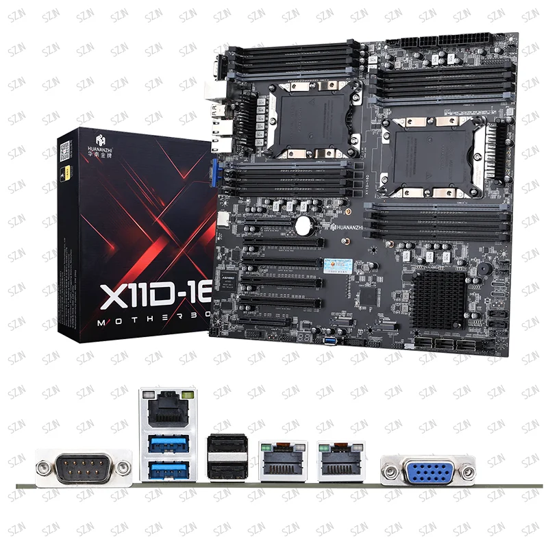 X11D-16D Server Motherboard Intel C621 C622 chip LGA3647 Support Xeon 1St 2Nd Gen Dual CPU 16 Slot DDR4 Max 2TB
X11D-16D Server Motherboard Intel C621 C622 chip LGA3647 Support Xeon 1St 2Nd Gen Dual CPU 16 Slot DDR4 Max 2TB