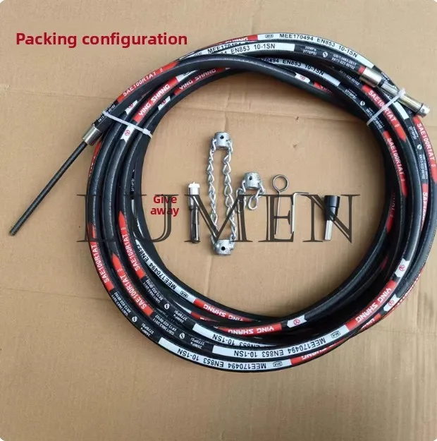 Upgraded electric drill dredging sewer tool can bend high-pressure pipe through pipeline oil stain hard object plugging artifact
Upgraded electric drill dredging sewer tool can bend high-pressure pipe through pipeline oil stain hard object plugging artifact