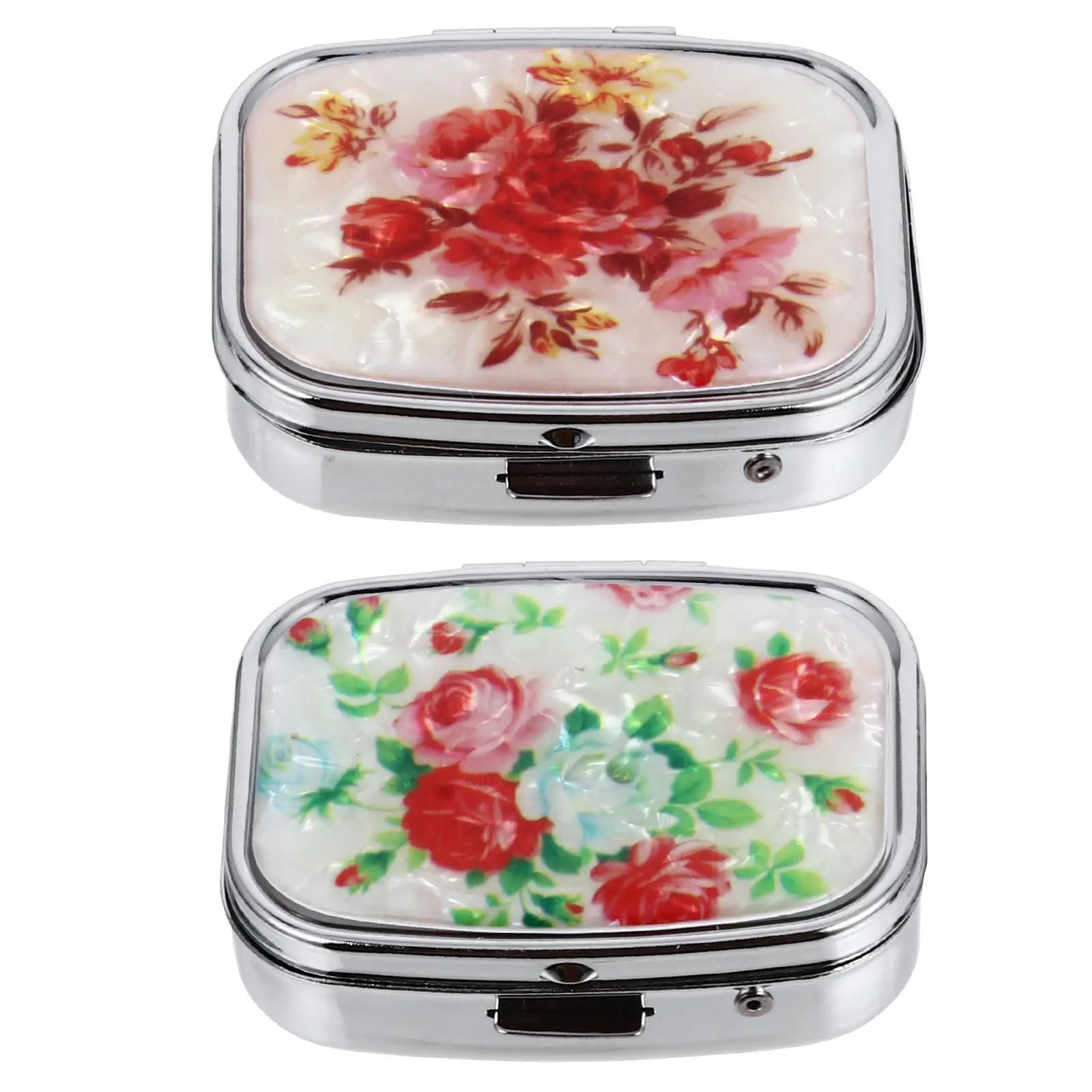 2 Pcs -Grid Pill Box Container Compartments Medicine Portable Case Dispenser for Travel Mini Abs Storage Holder
2 Pcs -Grid Pill Box Container Compartments Medicine Portable Case Dispenser for Travel Mini Abs Storage Holder