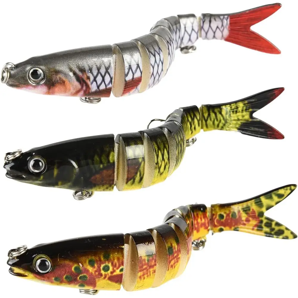 Реалистичные приманки Triple Pack 5.23, универсальные для морской и пресной воды, эффективны во всех глубинах.
Реалистичные приманки Triple Pack 5.23, универсальные для морской и пресной воды, эффективны во всех глубинах.