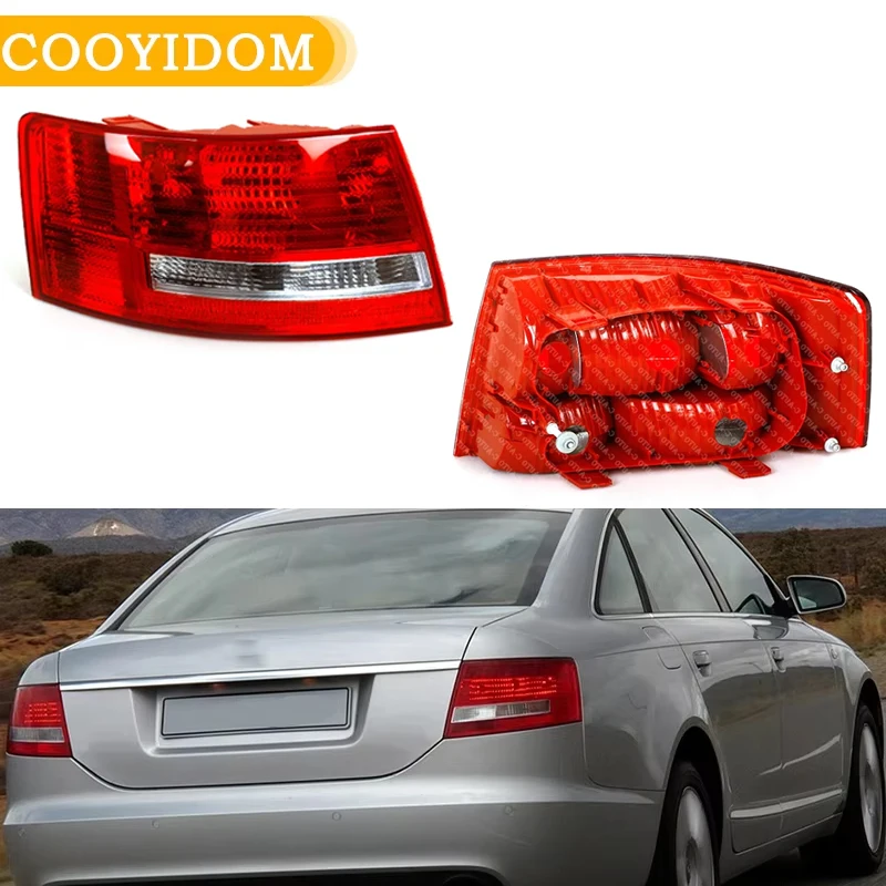 Car Rear Tail Lamp For Audi A6 S6 Quattro 2005 2006 2007 2008 Brake light turn signal Light No Bulbs 4F5945096M 4F5945095M
Car Rear Tail Lamp For Audi A6 S6 Quattro 2005 2006 2007 2008 Brake light turn signal Light No Bulbs 4F5945096M 4F5945095M