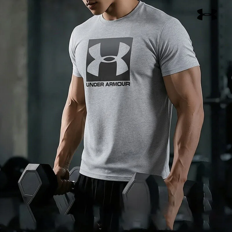 Официальная мужская футболка Under Armour, оригинальная, весенняя, с коротким рукавом, для баскетбольных тренировок, спортивная, повседневная, с круглым вырезом, с коротким рукавом
Официальная мужская футболка Under Armour, оригинальная, весенняя, с коротким рукавом, для баскетбольных тренировок, спортивная, повседневная, с круглым вырезом, с коротким рукавом