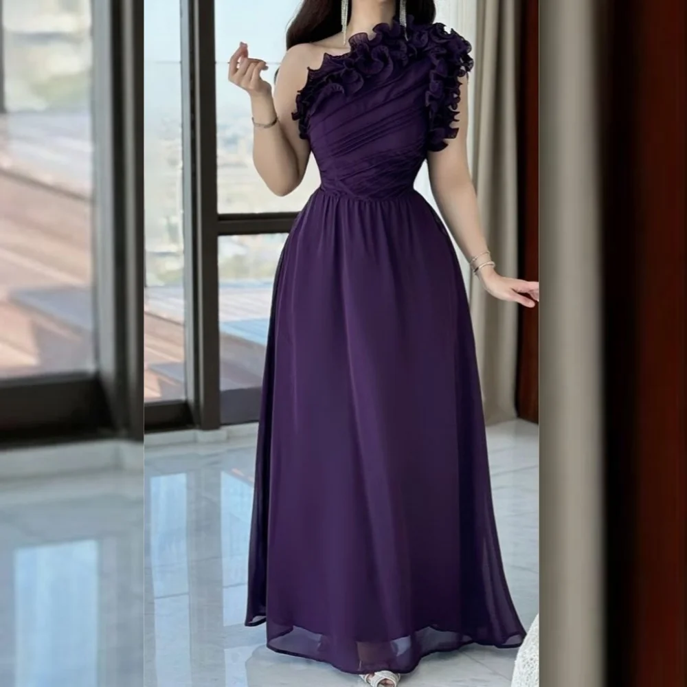 Customized Matching Classic Jersey Pleat A-line One-shoulder Long Dresses Bespoke Occasion High Quality Exquisite
Customized Matching Classic Jersey Pleat A-line One-shoulder Long Dresses Bespoke Occasion High Quality Exquisite