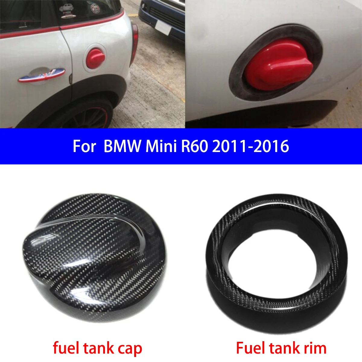 Suitable for BMW Mini R60 2011-2016 Carbon Fiber Modified Fuel Tank Cap, Fuel Tank Port, CooperS Carbon Fiber Appearance
Suitable for BMW Mini R60 2011-2016 Carbon Fiber Modified Fuel Tank Cap, Fuel Tank Port, CooperS Carbon Fiber Appearance