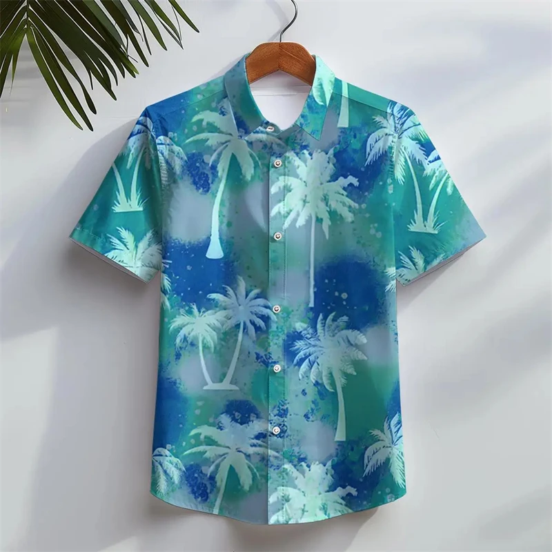 Summer Shirt Hawaiian Shirts For Men Beach Holiday Short Sleeve Tops Casual Male Blouse Coconut Tree Camisas Oversized Clothing
Summer Shirt Hawaiian Shirts For Men Beach Holiday Short Sleeve Tops Casual Male Blouse Coconut Tree Camisas Oversized Clothing