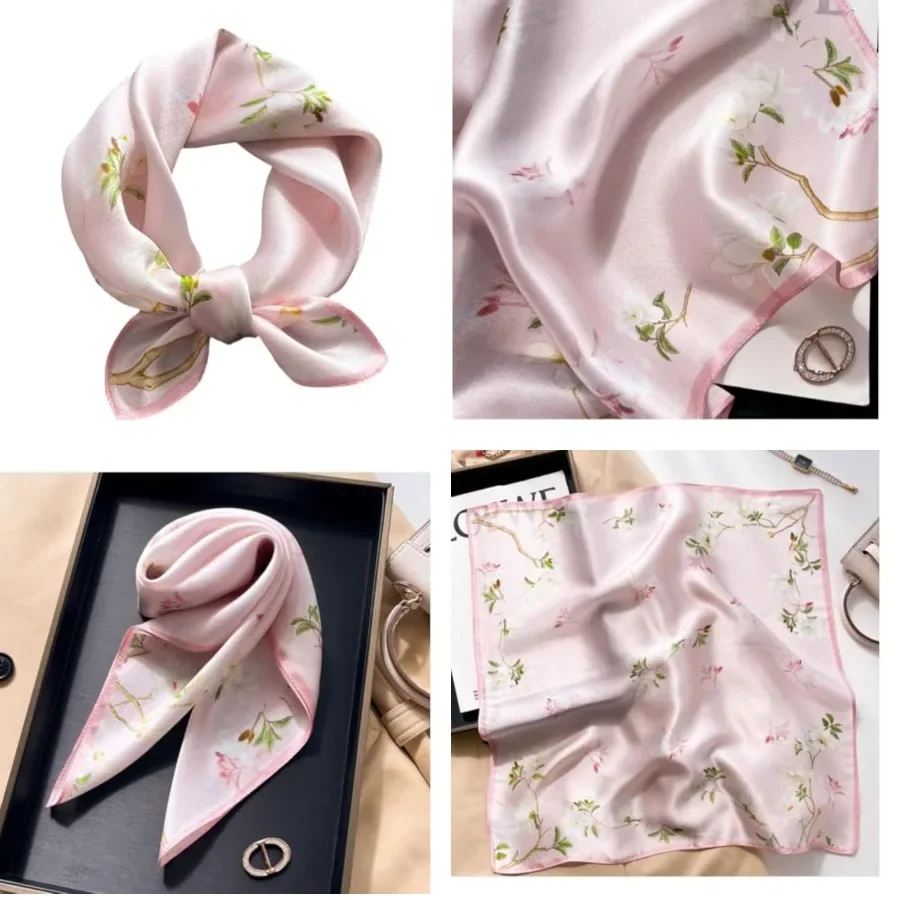 MEISEE Mulberry Silk Scarfs Women Small Square Scarf 21 x 21 Breathable Lightweight Neckerchief Headscarf
MEISEE Mulberry Silk Scarfs Women Small Square Scarf 21 x 21 Breathable Lightweight Neckerchief Headscarf