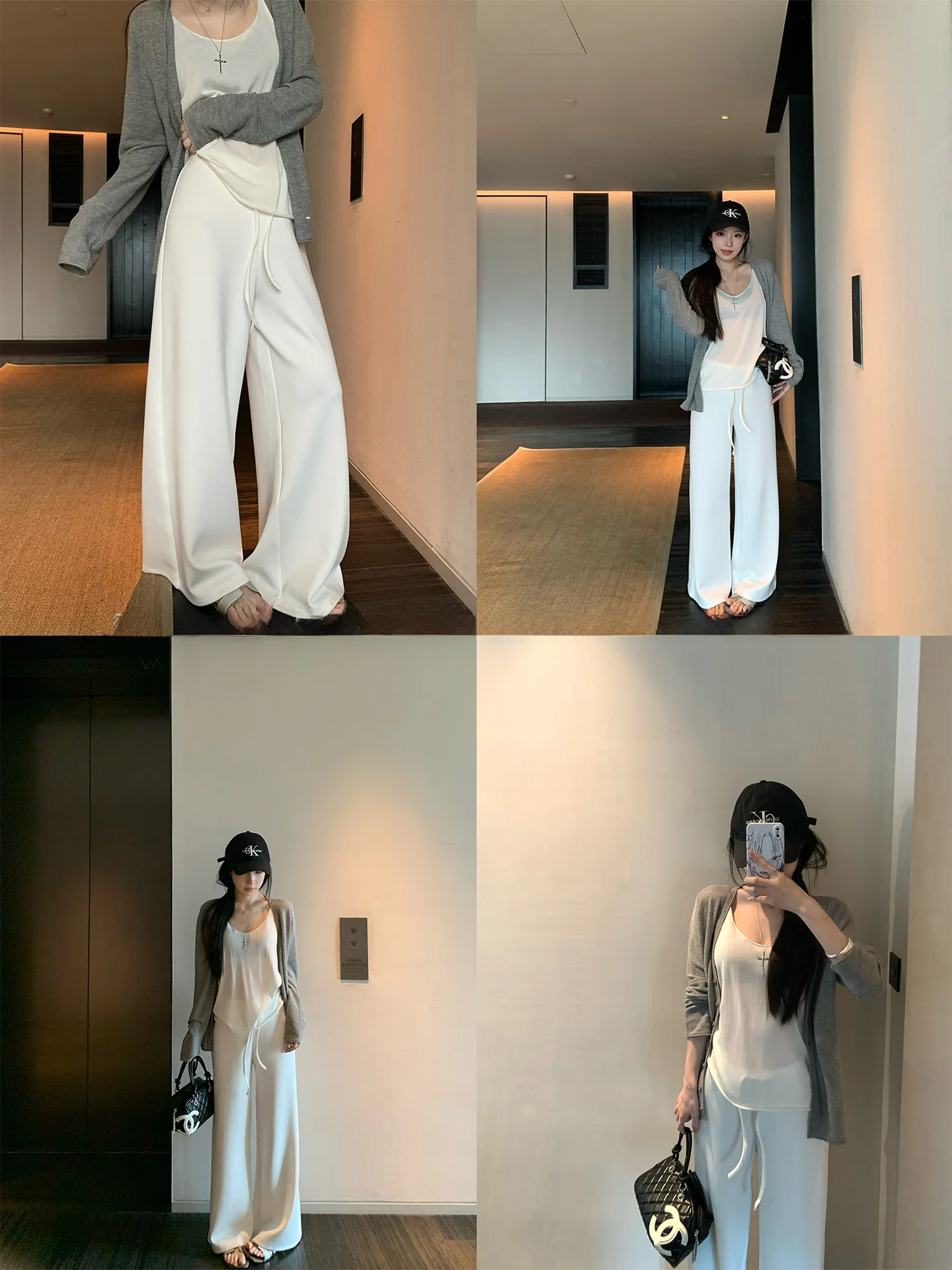 YOLO SHOP Lyrical Cool Air Pants Женские летние универсальные удобные тонкие повседневные длинные брюки, легкие, дышащие, с эффектом драпировки
YOLO SHOP Lyrical Cool Air Pants Женские летние универсальные удобные тонкие повседневные длинные брюки, легкие, дышащие, с эффектом драпировки