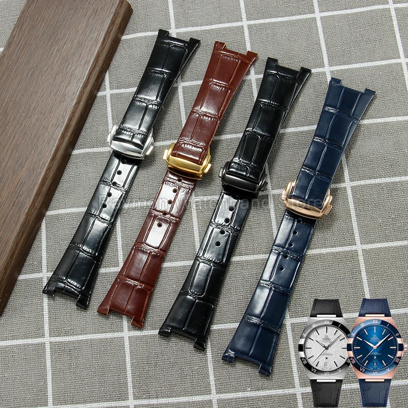 Cowhide Watchband for Omega Constellation CoAxial Master Chronometer Stainless Steel Buckle Robust Build Firm Strong Durable
Cowhide Watchband for Omega Constellation CoAxial Master Chronometer Stainless Steel Buckle Robust Build Firm Strong Durable
