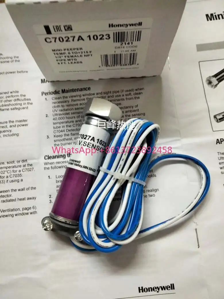 C7027A1031 Honeywell Flame Detector C7
C7027A1031 Honeywell Flame Detector C7