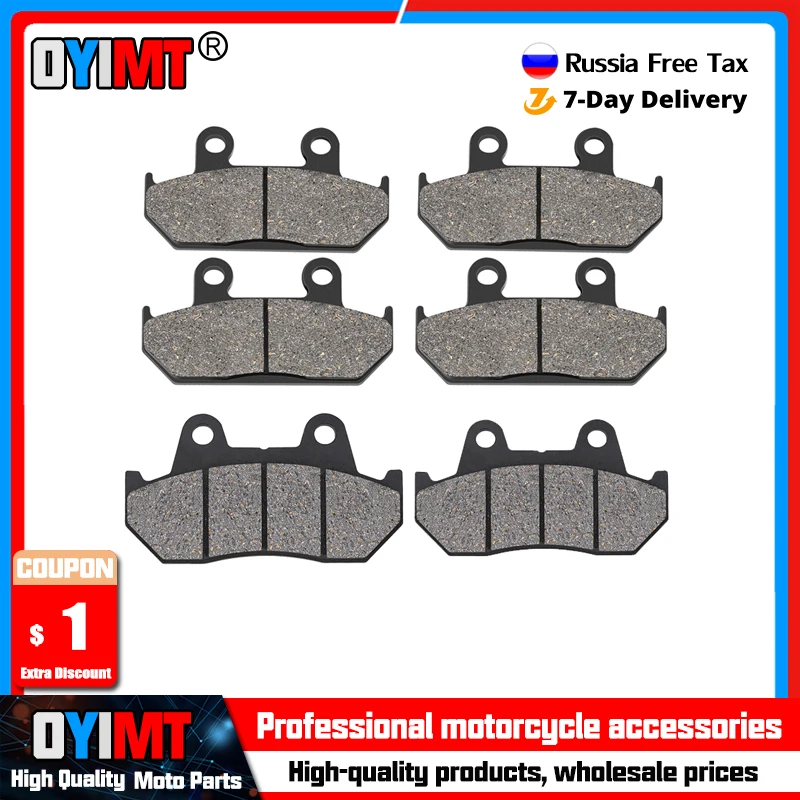 Motorcycle Front and Rear Brake Pads for HONDA VFR 750 FG FH GL1500 GL 1500 A Aspencade I Interstate Goldwing GL 1500 J K SEM
Motorcycle Front and Rear Brake Pads for HONDA VFR 750 FG FH GL1500 GL 1500 A Aspencade I Interstate Goldwing GL 1500 J K SEM