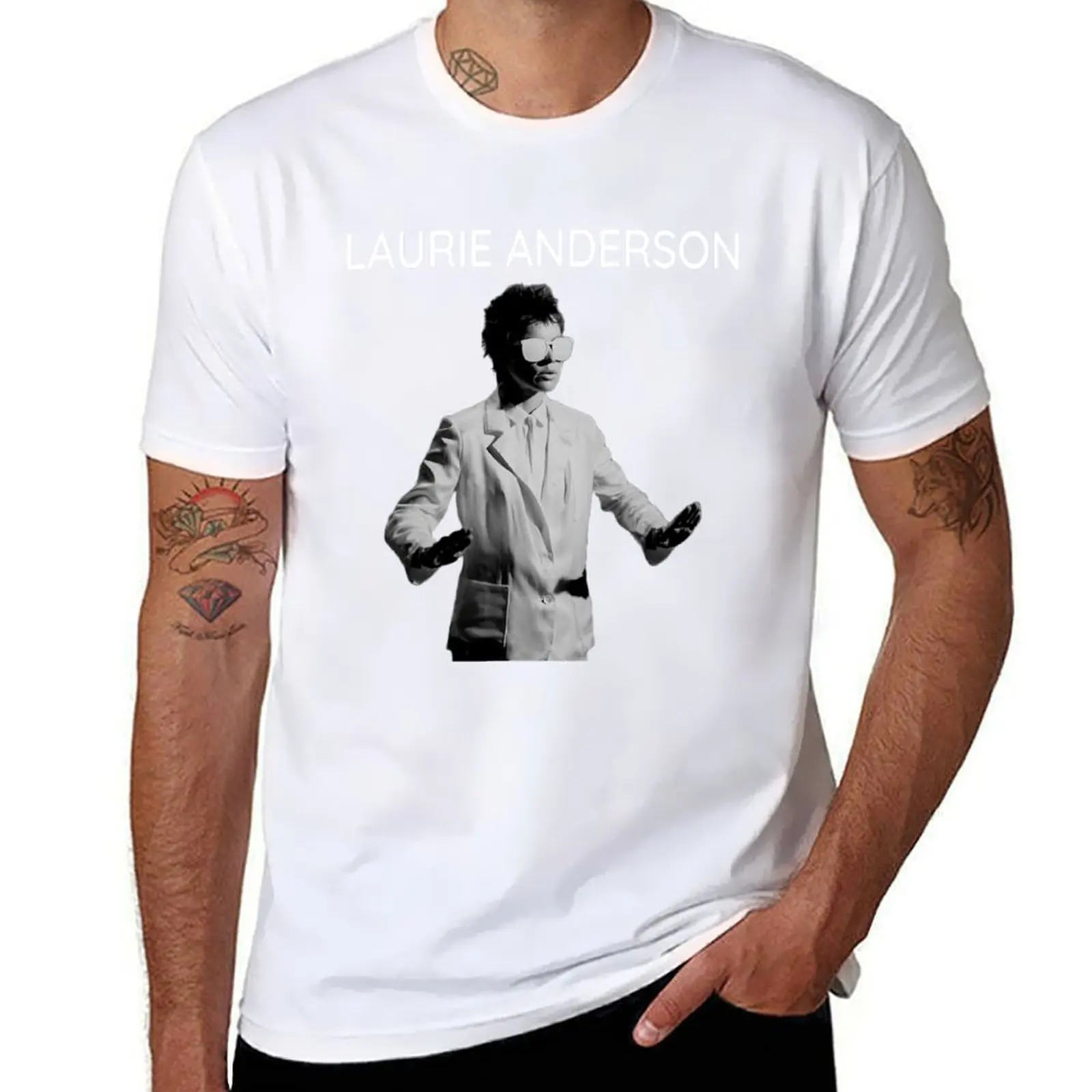 Laurie Anderson T-Shirt t shirts cotton 100% t shirts for man pack white T-Shirt
Laurie Anderson T-Shirt t shirts cotton 100% t shirts for man pack white T-Shirt