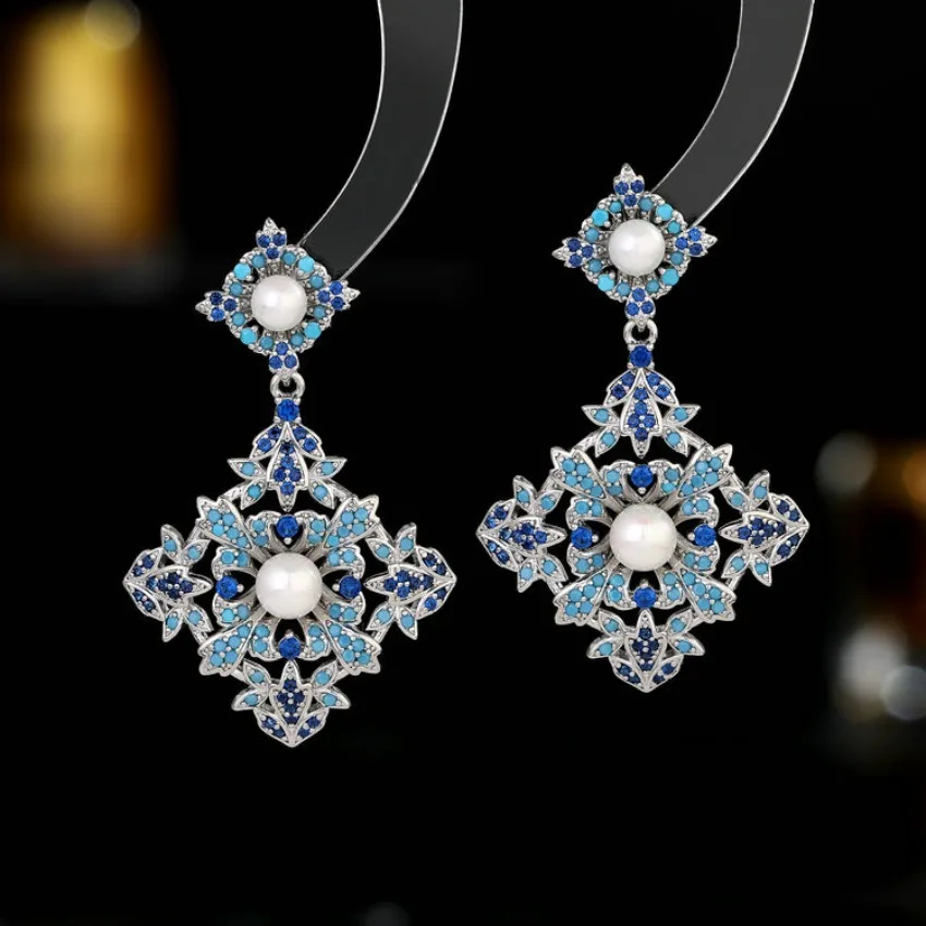 tredny zirconia earrings black blue silver color square pendant vintage jewelry women earrings dinner party daily wear
tredny zirconia earrings black blue silver color square pendant vintage jewelry women earrings dinner party daily wear