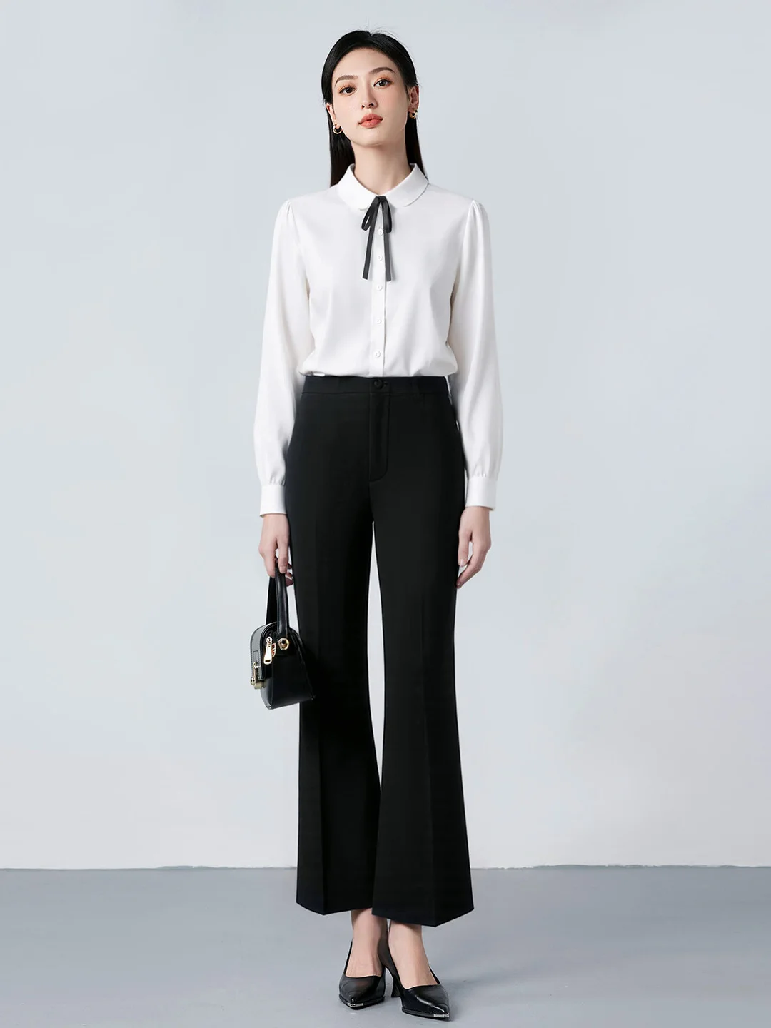 Slim Fit Long Sleeve Doll Collar Shirt Women's Business Commute Style Interview Shirt Professional Workwear Breathable Polyester
Slim Fit Long Sleeve Doll Collar Shirt Women's Business Commute Style Interview Shirt Professional Workwear Breathable Polyester