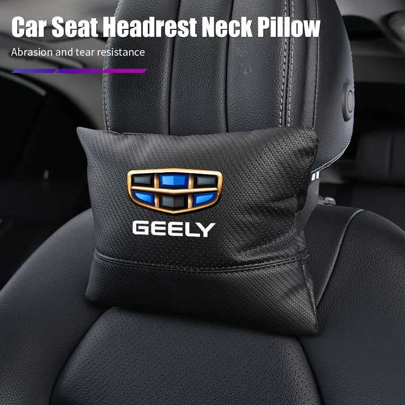 Leather Car Seat Headrest Pillow Neck Cushion Perforated Breathable Pillow For Geely Emgrand X7 EC7 Atlas Boyue GC6 Parts LC EC8
Leather Car Seat Headrest Pillow Neck Cushion Perforated Breathable Pillow For Geely Emgrand X7 EC7 Atlas Boyue GC6 Parts LC EC8