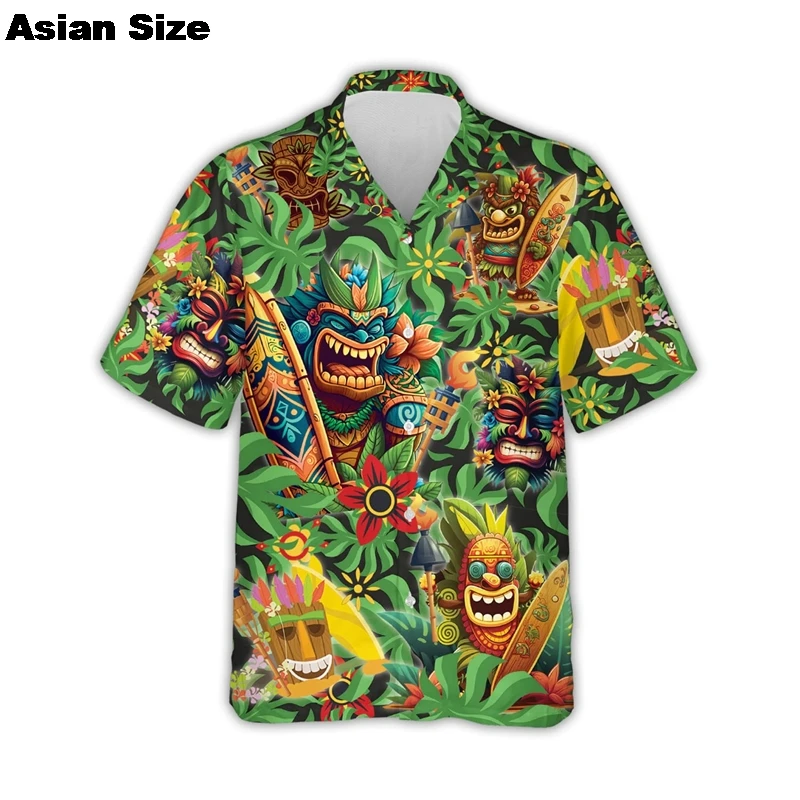 Tiki Moai Shirts Men's Clothing 3D Printed Hawaiian Shirts 2025 Vintage Civilization Horror Graphic Blouses Casual Y2k Tops
Tiki Moai Shirts Men's Clothing 3D Printed Hawaiian Shirts 2025 Vintage Civilization Horror Graphic Blouses Casual Y2k Tops