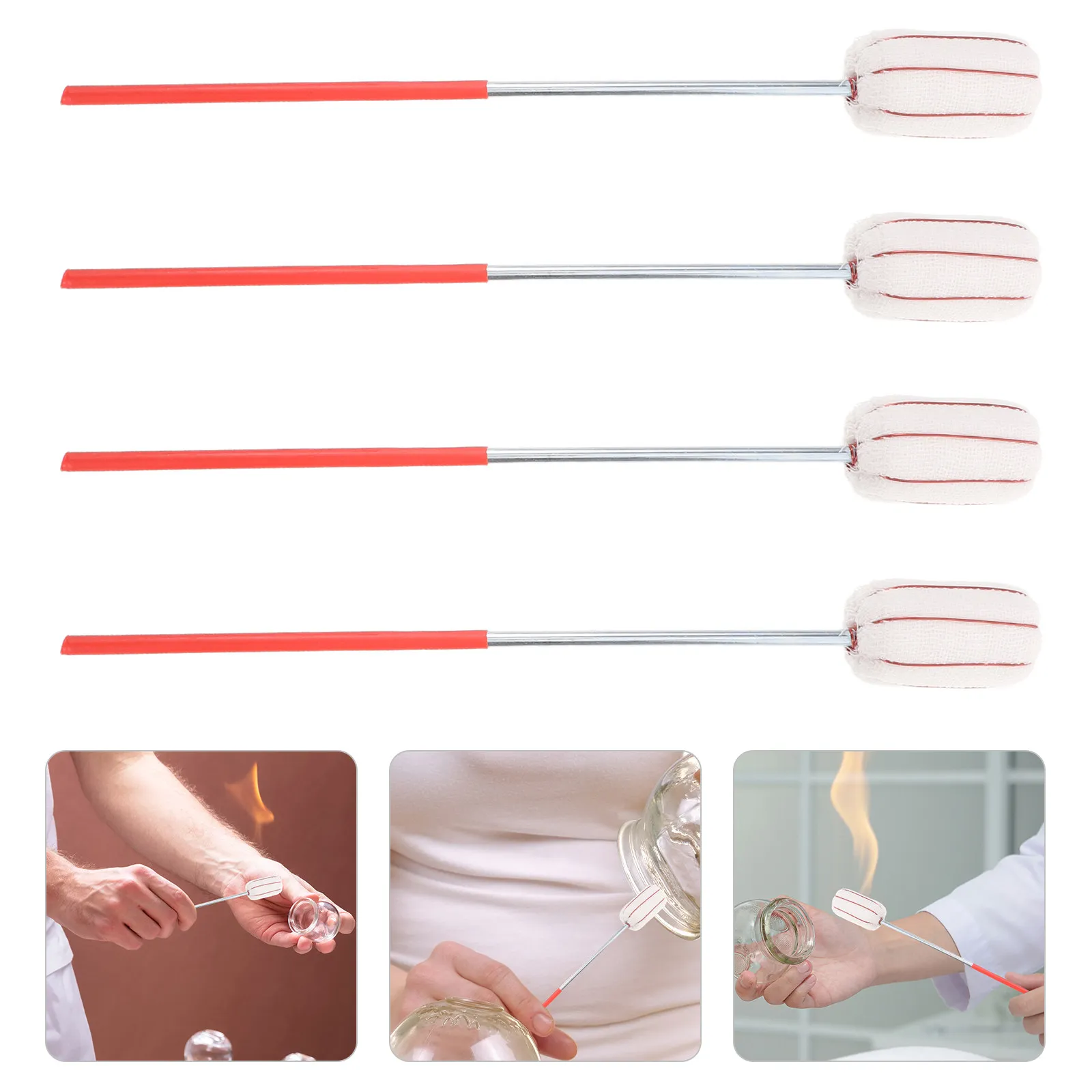 4Pcs Anti-Scald Reusable Cupping Ignition Rod Fire Starter Alcohol Cotton Torch Salon Home Therapy Spa Fire Cupping Stick
4Pcs Anti-Scald Reusable Cupping Ignition Rod Fire Starter Alcohol Cotton Torch Salon Home Therapy Spa Fire Cupping Stick