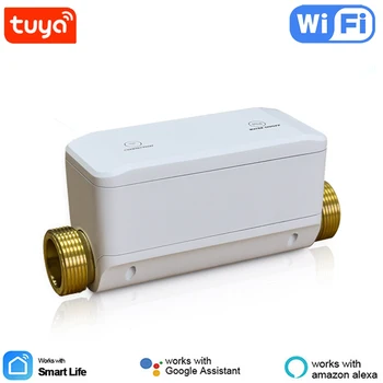 Tuya Smart WiFi Water Valve Water Consumption Monitoring and Temperature Measurement Support Alexa