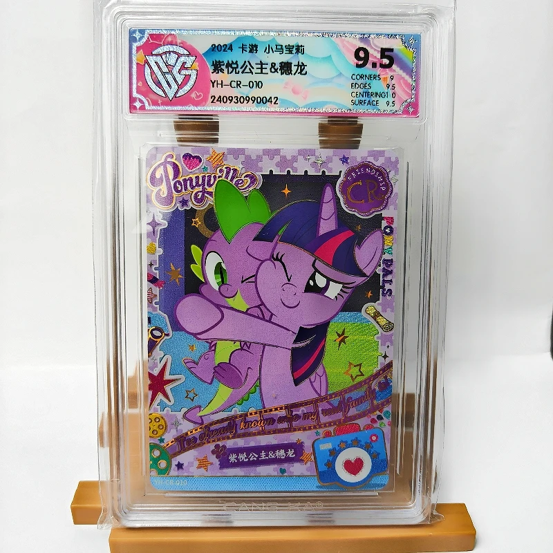 KAYOU Genuine My Little Pony Card 9.5 Graded CR CCG Rating Card Twilight Sparkle Fluttershy Редкая коллекционная карта аниме Игрушки в подарок 
KAYOU Genuine My Little Pony Card 9.5 Graded CR CCG Rating Card Twilight Sparkle Fluttershy Редкая коллекционная карта аниме Игрушки в подарок