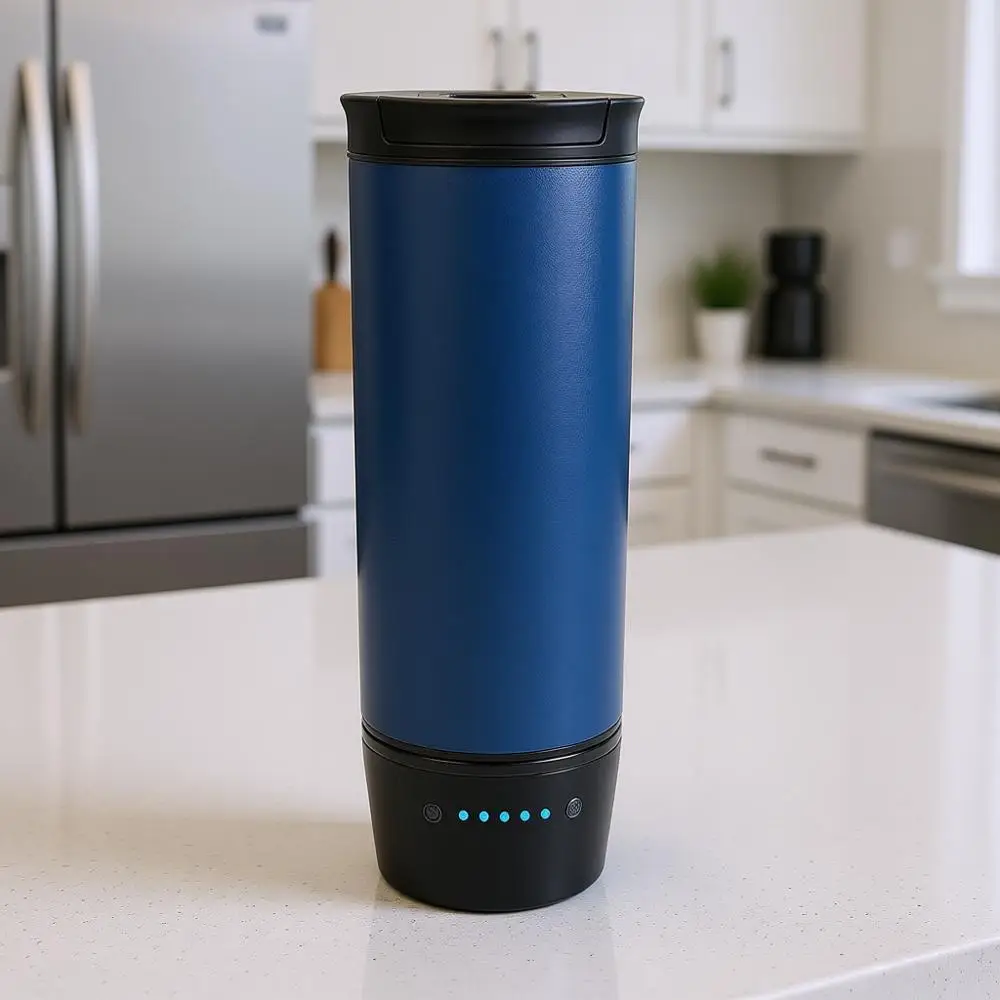 Smart Temperature-Controlled Travel Mug for Coffee and Tea, 16 Oz. Rechargeable
Smart Temperature-Controlled Travel Mug for Coffee and Tea, 16 Oz. Rechargeable
