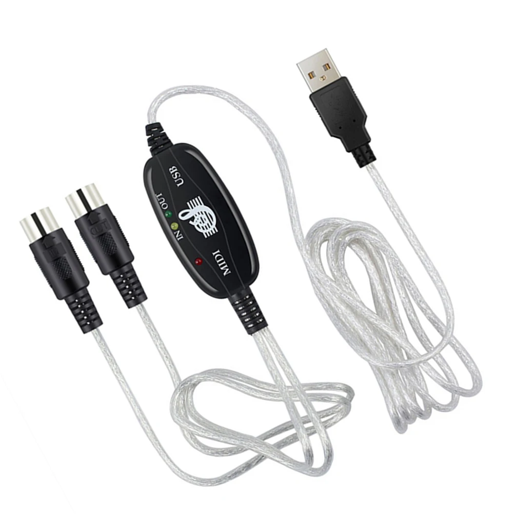 1pcs Usb Midi Cable 180X2Cm Music Editing Cord For Keyboard Connection Built-In Driver High-Performance Chip Stable Transmission
1pcs Usb Midi Cable 180X2Cm Music Editing Cord For Keyboard Connection Built-In Driver High-Performance Chip Stable Transmission