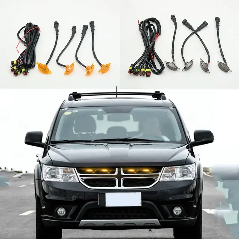 For Dodge Journey 2009 - 2013 2014 2015 2016 2017 2018 2019 2020 LED Car Front Grille Amber Light Raptor Style Lamp Kit 4PCS
For Dodge Journey 2009 - 2013 2014 2015 2016 2017 2018 2019 2020 LED Car Front Grille Amber Light Raptor Style Lamp Kit 4PCS