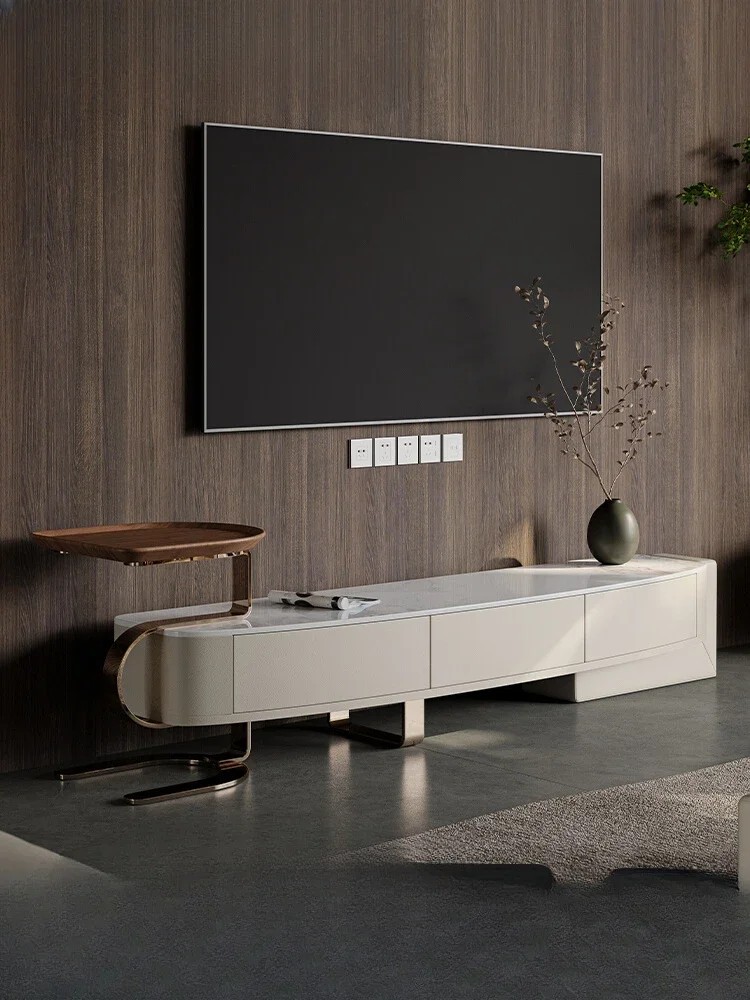 Italian Light Luxury TV Cabinet Modern Simple Home Living Room Stone Plate Design TV Cabinet Storage
Italian Light Luxury TV Cabinet Modern Simple Home Living Room Stone Plate Design TV Cabinet Storage