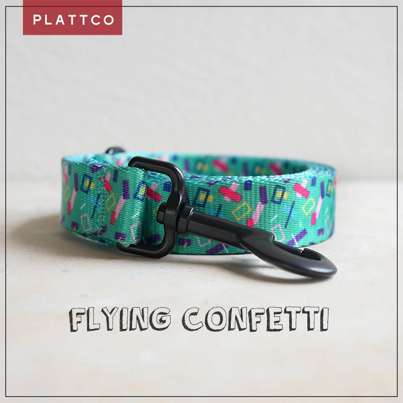 PLATTCO pet outdoor durable imitation nylon dog leash FLYING CONFETTI for walking all kinds of dogs products 5 size PDL335
PLATTCO pet outdoor durable imitation nylon dog leash FLYING CONFETTI for walking all kinds of dogs products 5 size PDL335