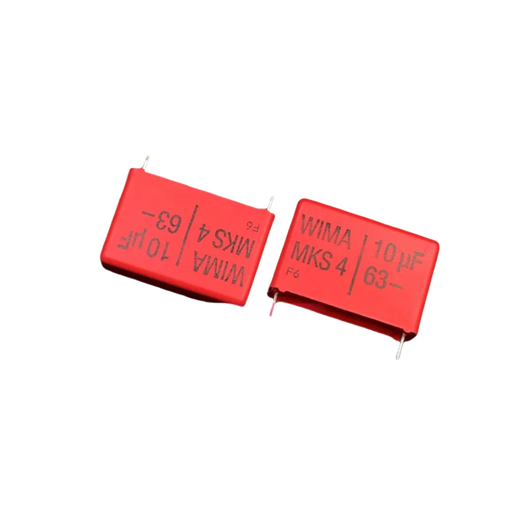 5PCS/German Weimar Capacitor MKS4 63V 10UF 63V106 Pin Distance 27.5mm in stock
5PCS/German Weimar Capacitor MKS4 63V 10UF 63V106 Pin Distance 27.5mm in stock