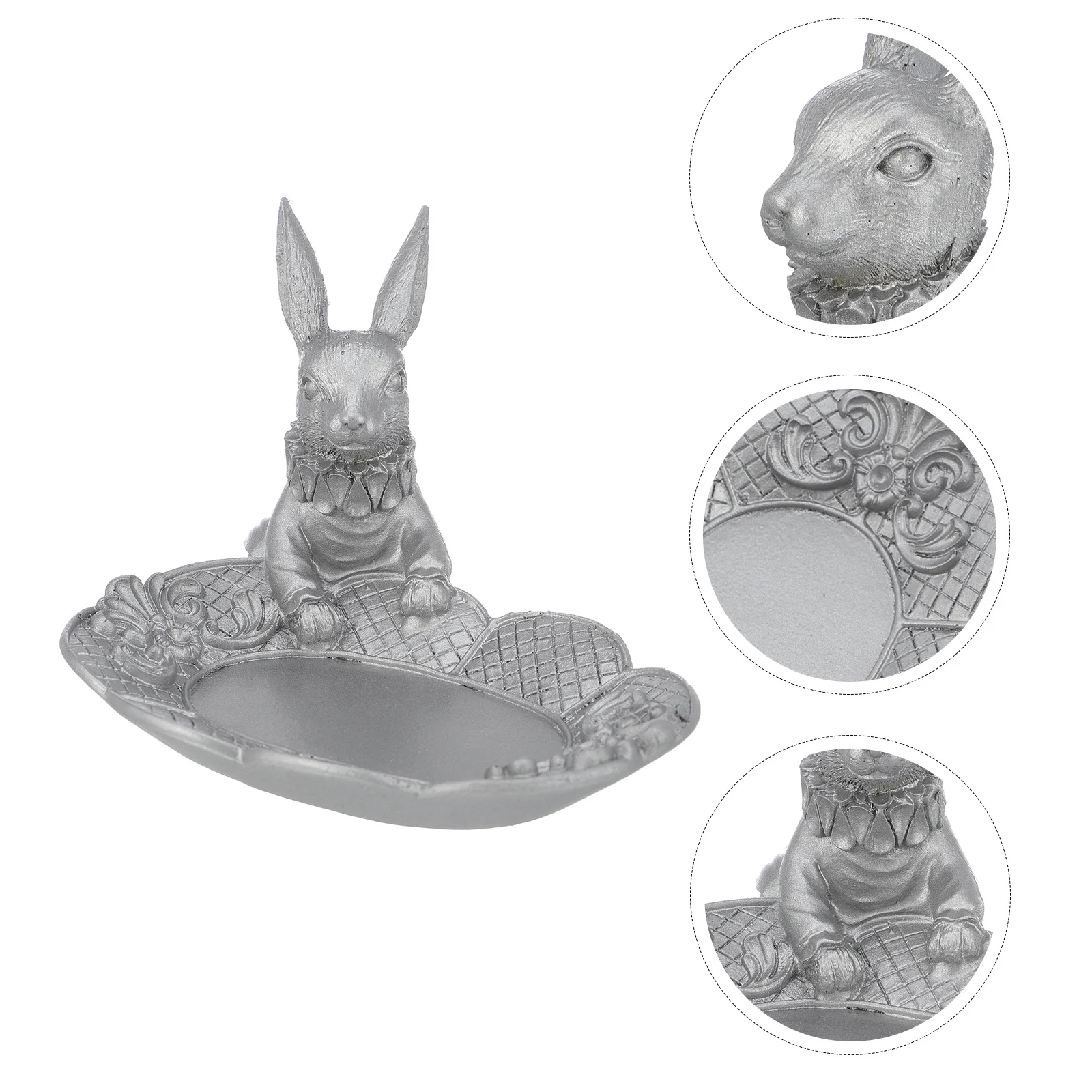 Креативный лоток для демонстрации ювелирных изделий из смолы в форме кролика, органайзер для сережек, уникальный дизайн, тарелка для хранения ювелирных изделий, стеллаж для выставки товаров
Креативный лоток для демонстрации ювелирных изделий из смолы в форме кролика, органайзер для сережек, уникальный дизайн, тарелка для хранения ювелирных изделий, стеллаж для выставки товаров
