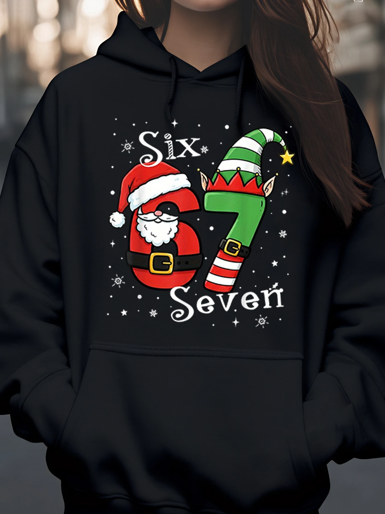 Рождественская толстовка с капюшоном Six Seven Seven Santa and Elf, праздничный подарок для женщин и мужчин
Рождественская толстовка с капюшоном Six Seven Seven Santa and Elf, праздничный подарок для женщин и мужчин