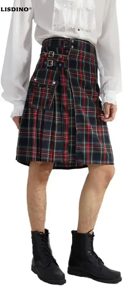 LisdinoScottish Mens Kilt Traditional Highland Tartan Utility Kilt
LisdinoScottish Mens Kilt Traditional Highland Tartan Utility Kilt