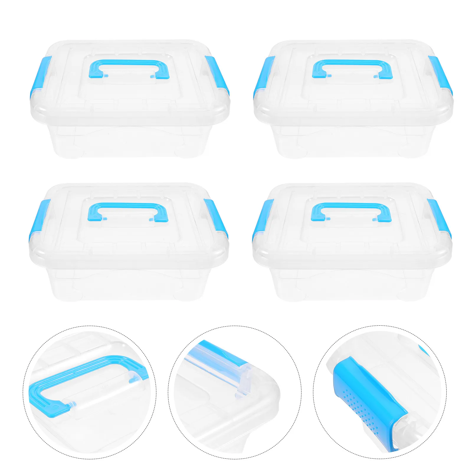 5Pcs Clear Storage Box Plastic Carrying Case Desktop Organizer Storage Container for Office Kitchen Living Room Counter Bathroom
5Pcs Clear Storage Box Plastic Carrying Case Desktop Organizer Storage Container for Office Kitchen Living Room Counter Bathroom