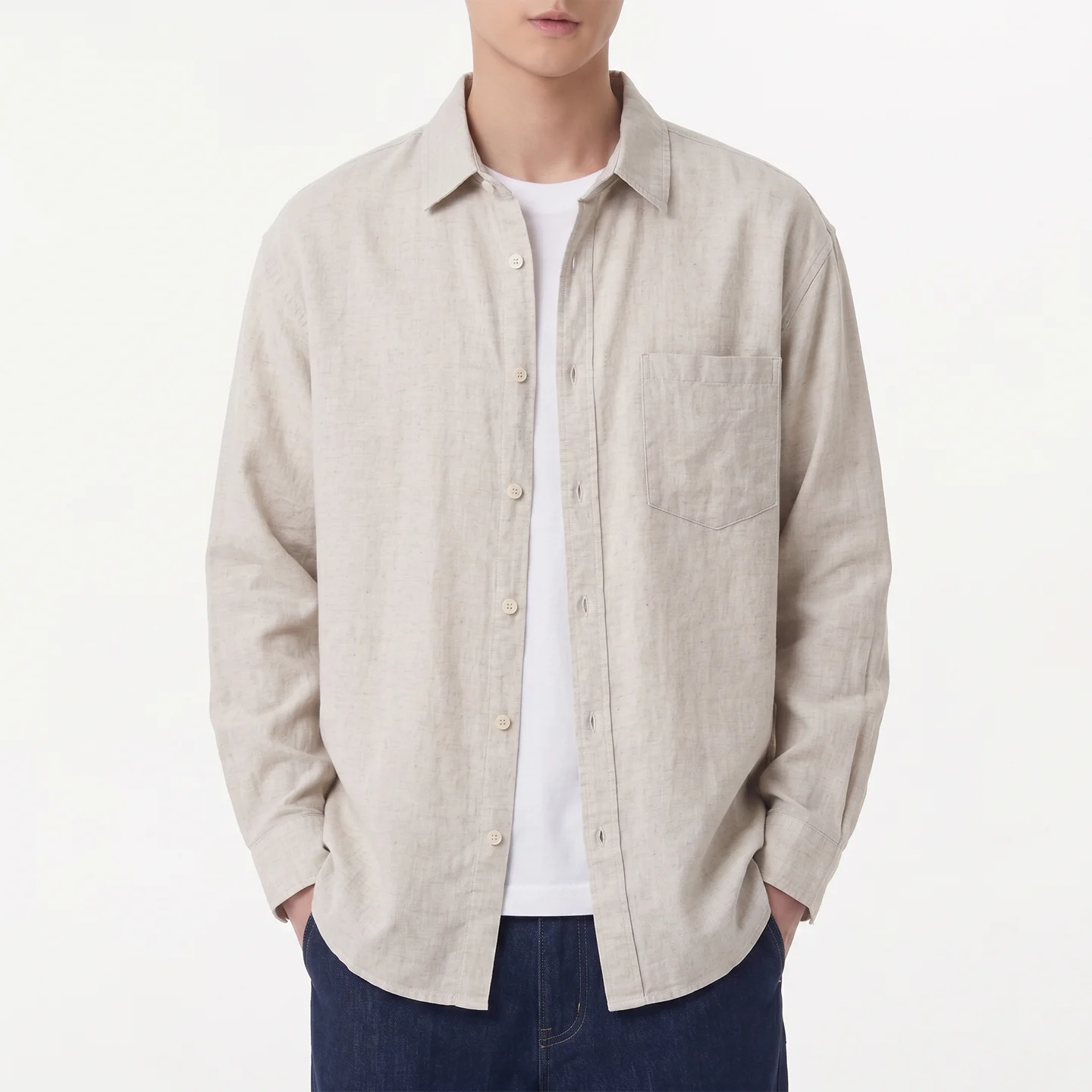Men's Relaxed Linen Shirt Oversized Long Sleeve Button Down Casual Beach Summer Vacation Cotton Blend Tops Breathable Loose Fit
Men's Relaxed Linen Shirt Oversized Long Sleeve Button Down Casual Beach Summer Vacation Cotton Blend Tops Breathable Loose Fit