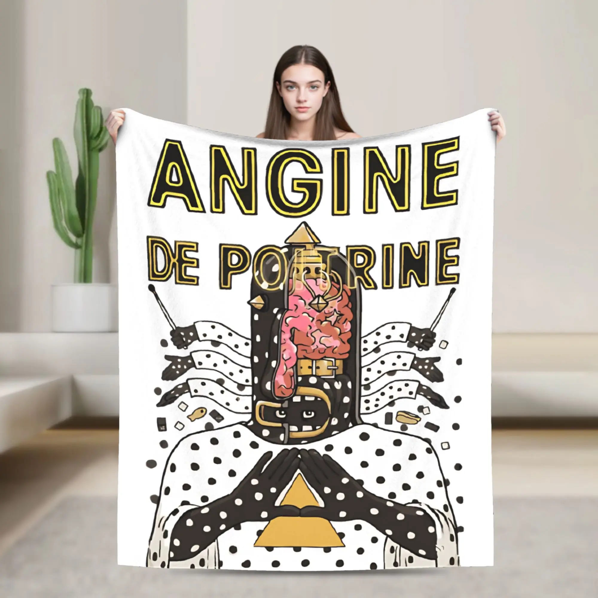 Angine de Poitrine Drummer Cutaway Velvet Throw Blanket Blankets for Sofa Couch Warm Quilt,
Angine de Poitrine Drummer Cutaway Velvet Throw Blanket Blankets for Sofa Couch Warm Quilt,