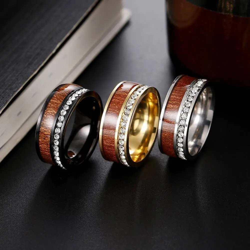 Luxury Cross-Border Wood Grain Zircon Ring Couple Rings Fashionable Jewelry Unisex Universal Attractive Design
Luxury Cross-Border Wood Grain Zircon Ring Couple Rings Fashionable Jewelry Unisex Universal Attractive Design
