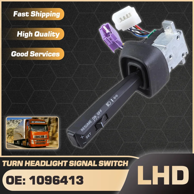 Turn Signal Head Light Lamp Combination Switch LHD 1096413 For Volvo FH12 FH16 FL6 FM7 FM10 FM12 NH12 3172171 75509700 70481187
Turn Signal Head Light Lamp Combination Switch LHD 1096413 For Volvo FH12 FH16 FL6 FM7 FM10 FM12 NH12 3172171 75509700 70481187